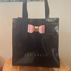 Ted Baker Black Vinyl Tote